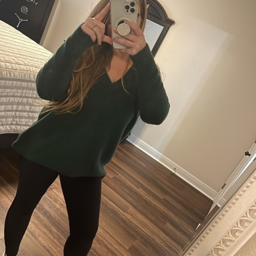 French Connection Dark Green Sweater